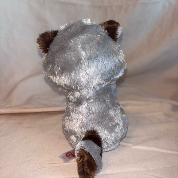 Ty Stuffed Animal - Gray and Brown Raccoon w/Tags - Picture 7 of 8